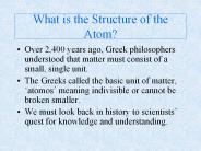 What is the Structure of the Atom?