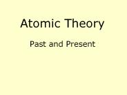 Atomic Theory