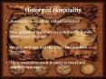 History of Hospitality PowerPoint PPT Presentation