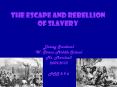 The Escape and rebellion of slavery PowerPoint PPT Presentation