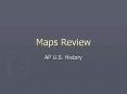 Maps Review PowerPoint PPT Presentation