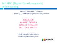 sap mdg online training in india