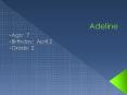 Adeline PowerPoint PPT Presentation