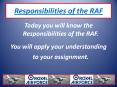 Responsibilities of the RAF PowerPoint PPT Presentation