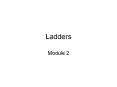 Ladders PowerPoint PPT Presentation