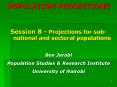 POPULATION PROJECTIONS PowerPoint PPT Presentation
