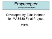 Empaceptor The empathy interceptor