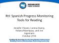 RtI: Spanish Progress Monitoring Tools for Reading PowerPoint PPT Presentation