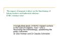 The impact of migrant workers on the functioning of labour markets and industrial relations: ESRC seminar series PowerPoint PPT Presentation