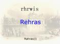 Rahras(i) PowerPoint PPT Presentation