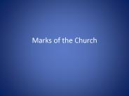 Marks of the Church