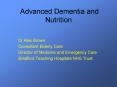 Advanced Dementia and Nutrition PowerPoint PPT Presentation