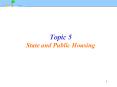 Topic 5   State and Public Housing PowerPoint PPT Presentation