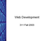 Web Development