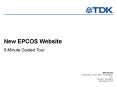 EPCOS New Website Dec 11 2013 PowerPoint PowerPoint PPT Presentation