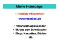 Meine Homepage: PowerPoint PPT Presentation