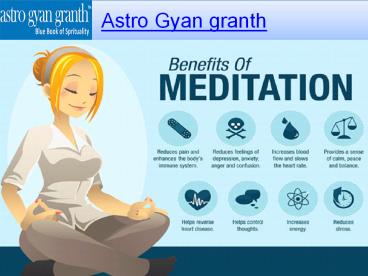 Meditation by Astro GyanGranth