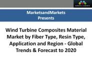 Wind Turbine Composites Material Market worth $5.5 Billion by 2020