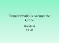 Transformations Around the Globe PowerPoint PPT Presentation