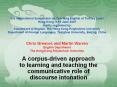 3rd International Symposium on Teaching English at Tertiary Level Hong Kong, 9-10 June 2007 Jointly organised by: Department of English, The Hong Kong Polytechnic University Department of Foreign Languages, Tsinghua University, Beijing, China  Chris PowerPoint PPT Presentation
