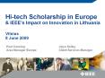 Hi-tech Scholarship in Europe PowerPoint PPT Presentation