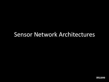 Sensor%20Network%20Architectures