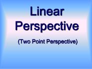 Linear Perspective
