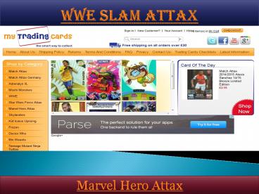 WWE Slam Attax