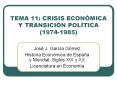 TEMA 11: CRISIS ECON PowerPoint PPT Presentation