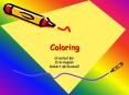 Coloring PowerPoint PPT Presentation