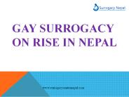 Gay Surrogacy on rise in Nepal