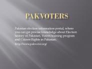 Pakistan Election Information Portal