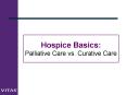 Hospice Basics: Palliative Care vs. Curative Care PowerPoint PPT Presentation