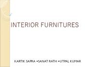 INTERIOR FURNITURES
