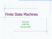 Finite State Machines