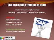 sap crm  online training classes in india