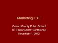 Marketing CTE PowerPoint PPT Presentation