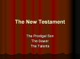 The New Testament PowerPoint PPT Presentation