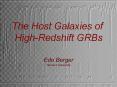 The Afterglows and Redshifts of Swift GRBs PowerPoint PPT Presentation