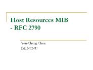 Host Resources MIB - RFC 2790
