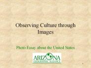Observing Culture through Images