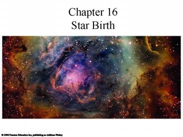 Chapter 16 Star Birth