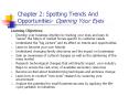 Chapter 2: Spotting Trends And Opportunities- Opening Your Eyes PowerPoint PPT Presentation