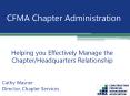 CFMA Chapter Administration PowerPoint PPT Presentation