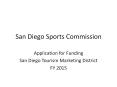 San Diego Sports Commission PowerPoint PPT Presentation
