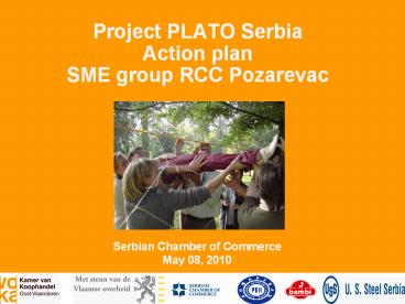 Project PLATO Serbia Action plan SME group RCC Pozarevac