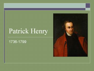 Patrick Henry