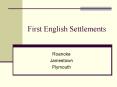 First English Settlements PowerPoint PPT Presentation