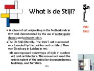 What is de Stijl?