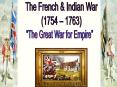 The French-Indian War PowerPoint PPT Presentation